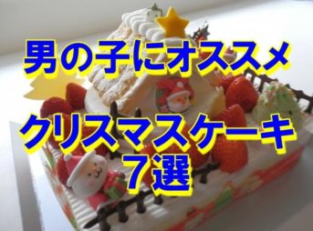 男の子クリスマスケーキ (1)